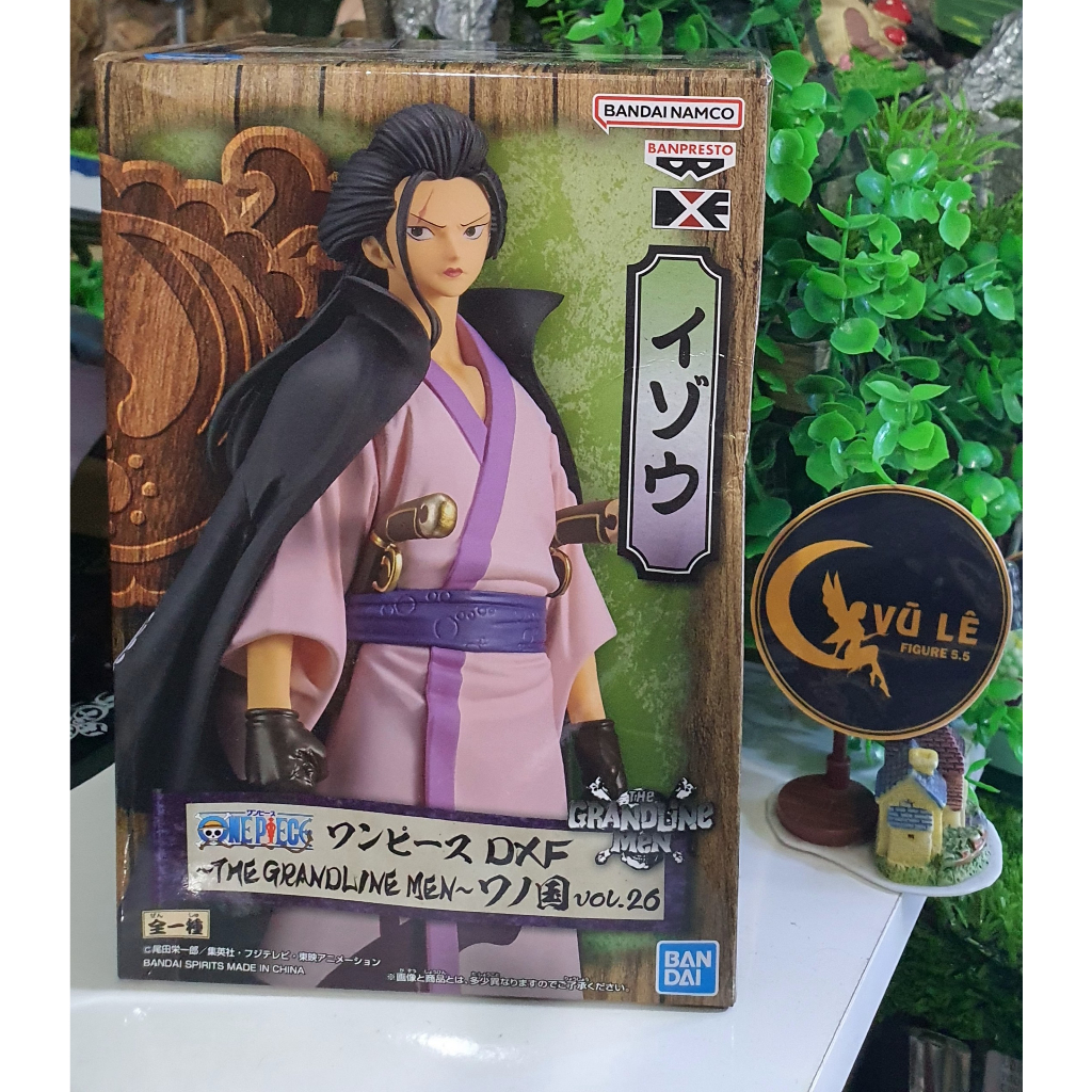 Mô hình nhân vật Izou - One Piece chính hãng Banpresto, DXF The Grandline Men Wano Country Vol.26, Anime figure Nhật Bản