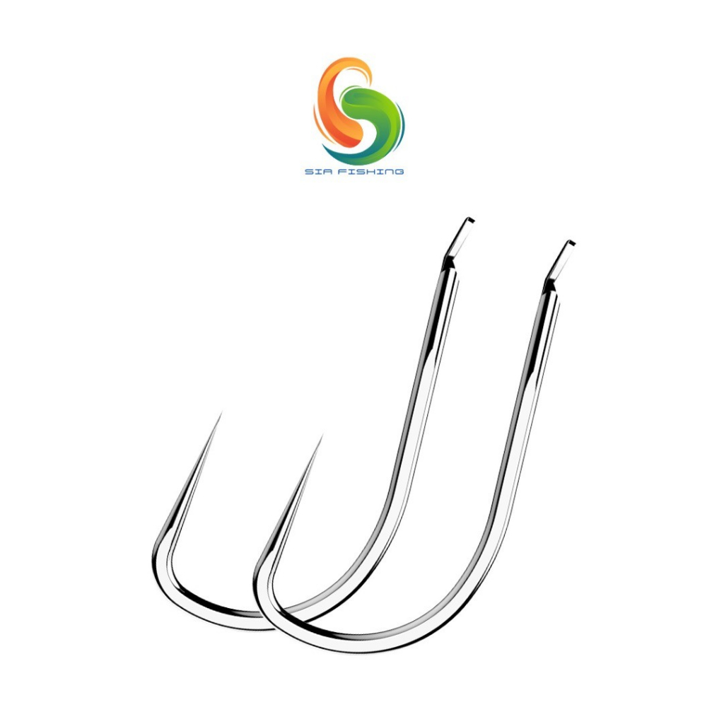 Lưỡi Câu TiTan Răng Sói YUDU Không Ngạnh ( Set 10 lưỡi )