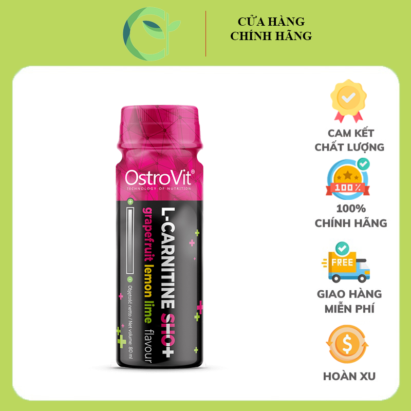 Chai Uống Hỗ Trợ Giảm Cân, Giảm Mỡ Nhanh, An Toàn - Ostrovit L-Carnitine Shot