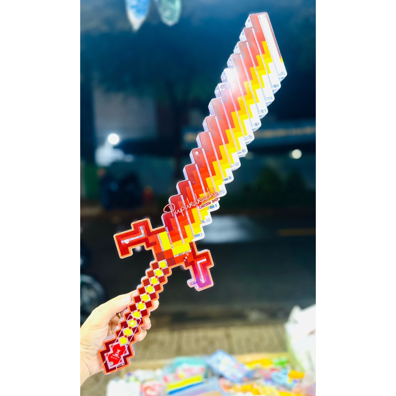 Đồ Chơi Mô Hình Kiếm/Đao MINECRAFT Có Đèn Mẫu Mới