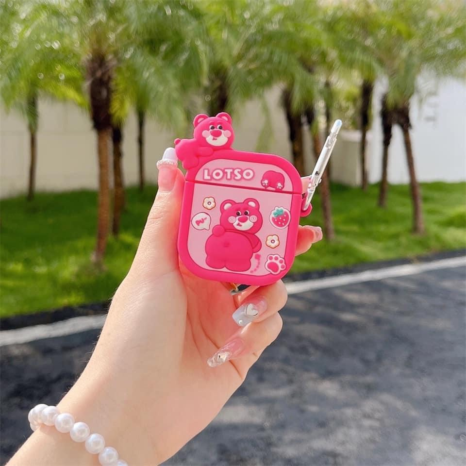 Vỏ Bao Đựng Bảo Vệ Hộp Sạc Tai Nghe, Case Air..Pods pro/pro 2- Sillicone chống bám bẩn hoạt hình dễ thương