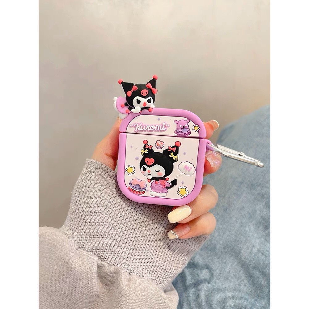 Vỏ Bao Đựng Bảo Vệ Hộp Sạc Tai Nghe, Case Air..Pods pro/pro 2- Sillicone chống bám bẩn hoạt hình dễ thương