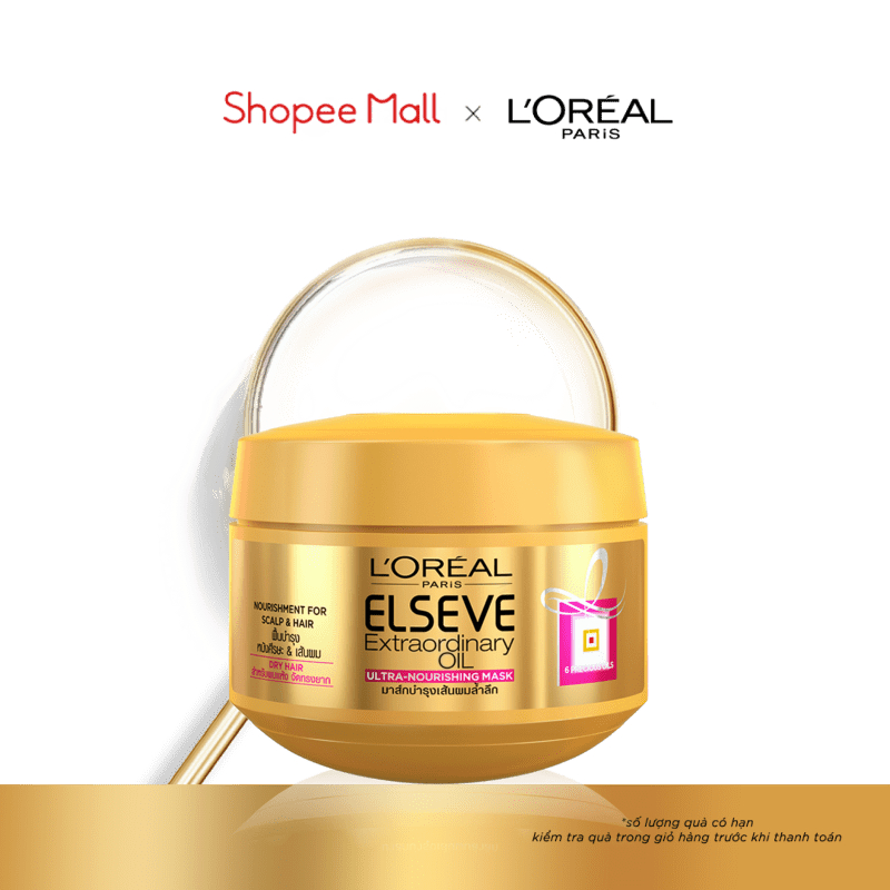 Kem ủ chiết xuất tinh dầu hoa L'Oreal Paris Elseve Extraordinary Oil Ultra Nourishing 200ml