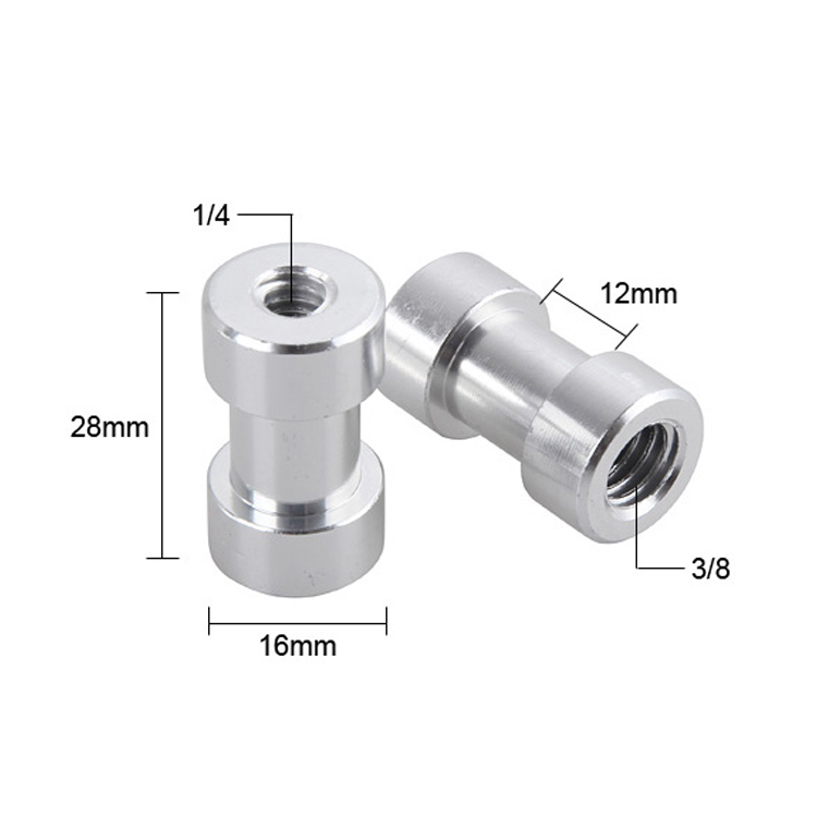 Ốc vít chuyển đổi 1/4 inch - 3/8 inch dùng cho đèn gá dù đèn flash