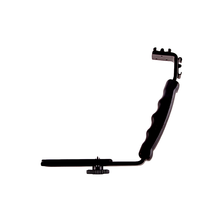 Tay cầm chữ L gắn đèn Flash, máy ảnh, gắn gimbal