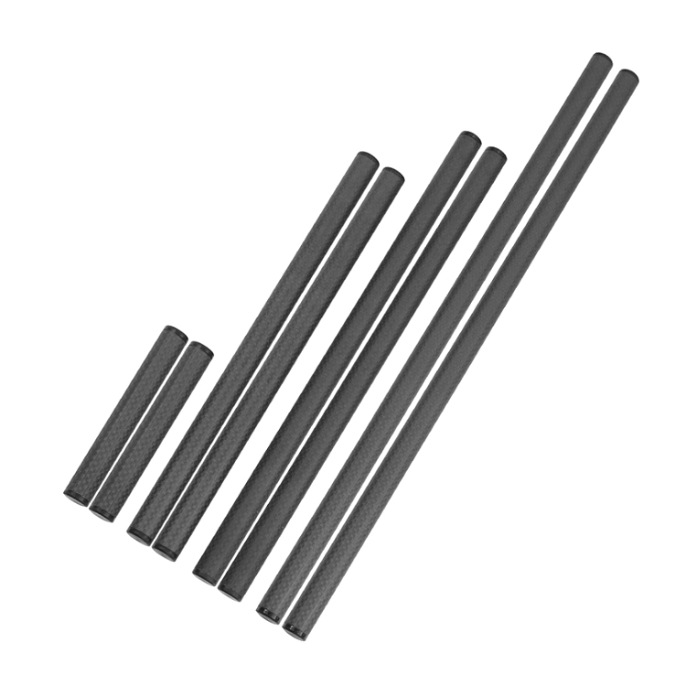 Bộ đũa sợi carbon 10cm 25cm 30cm 40cm hỗ trợ thanh ray trượt 15mm