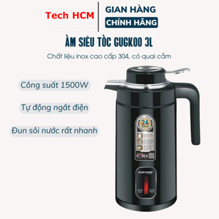 Ấm siêu tốc giữ nhiệt CUCKOO Hàn Quốc 3L Cao Cấp, công suất 1300w, bảo hành 12 tháng