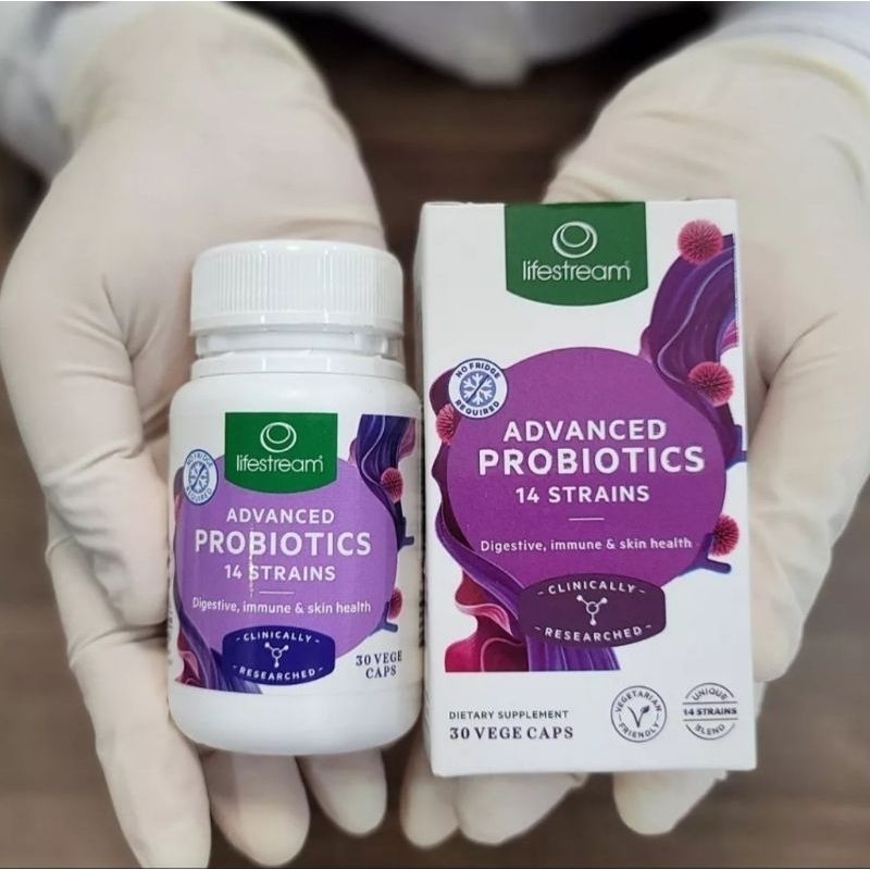 VIÊN UỐNG 14 CHỦNG MEN VI SINH LIFESTREAM ADVANCED PROBIOTIC 30 VIÊN- HỖ TRỢ TIÊU HÓA, ĐẸP DA, PHỤ KHOA