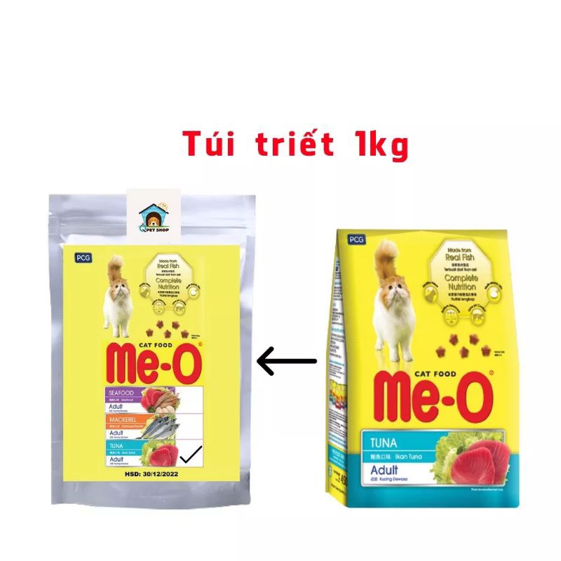 Hạt Me-O cho mèo, nhím kiểng 1kg