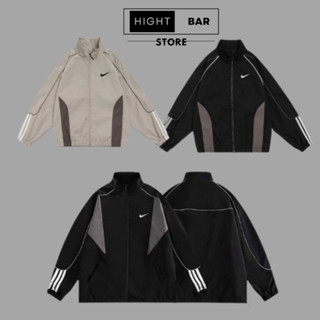 Áo khoác dù Nike cao cấp đôi nam nữ phong cách unisex chất dù 2 lớp dày dặn form rộng hàng chính hãng M79 Hight Bar