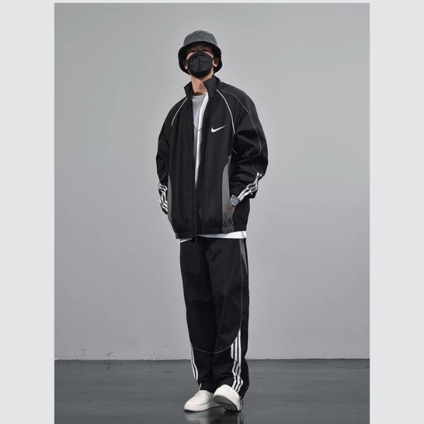 Áo khoác dù Nike cao cấp đôi nam nữ phong cách unisex chất dù 2 lớp dày dặn form rộng hàng chính hãng M79 Hight Bar