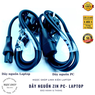 Dây nguồn laptop và pc zin chính hãng đầu tròn
