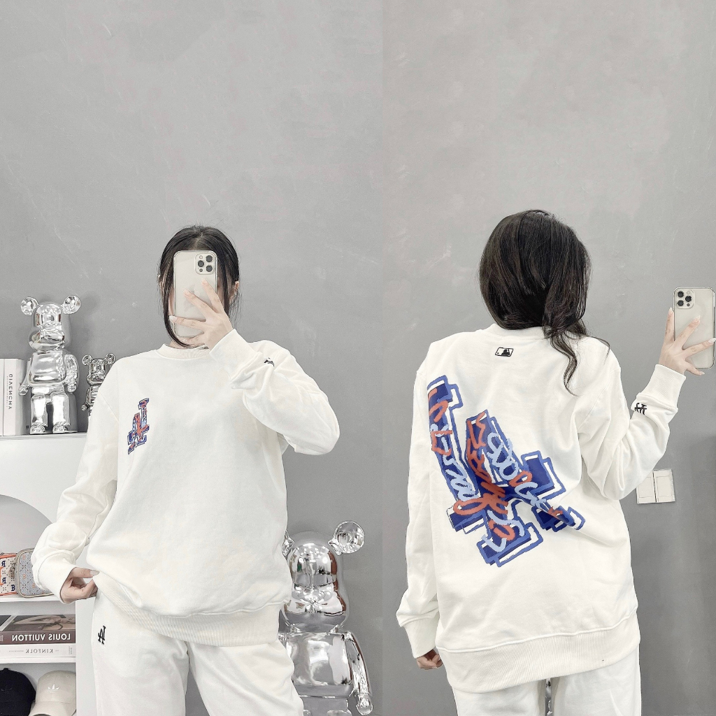 Áo nỉ Sweater nam nữ MLB NY nhiều màu hàng xuất dư cao cấp phong cách Hàn Quốc