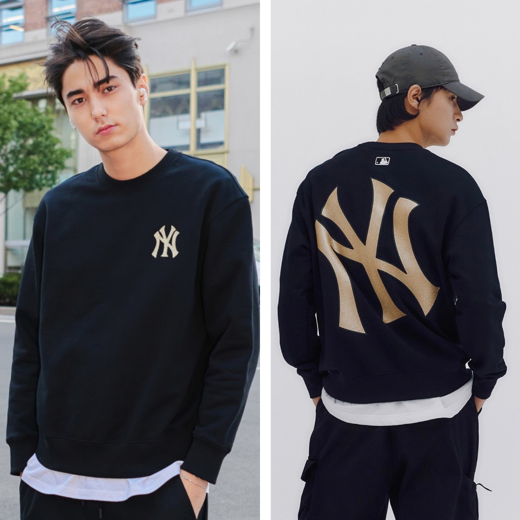 Áo nỉ Sweater nam nữ MLB NY nhiều màu hàng xuất dư cao cấp phong cách Hàn Quốc