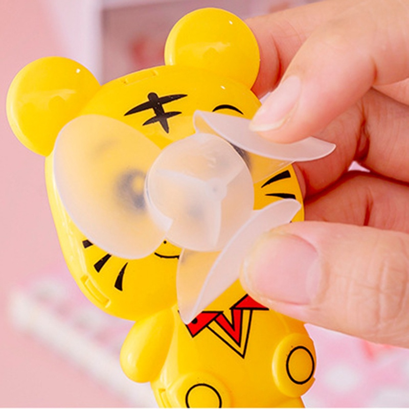 Quạt bóp tay hình thú dễ thương, Quạt cầm tay mini