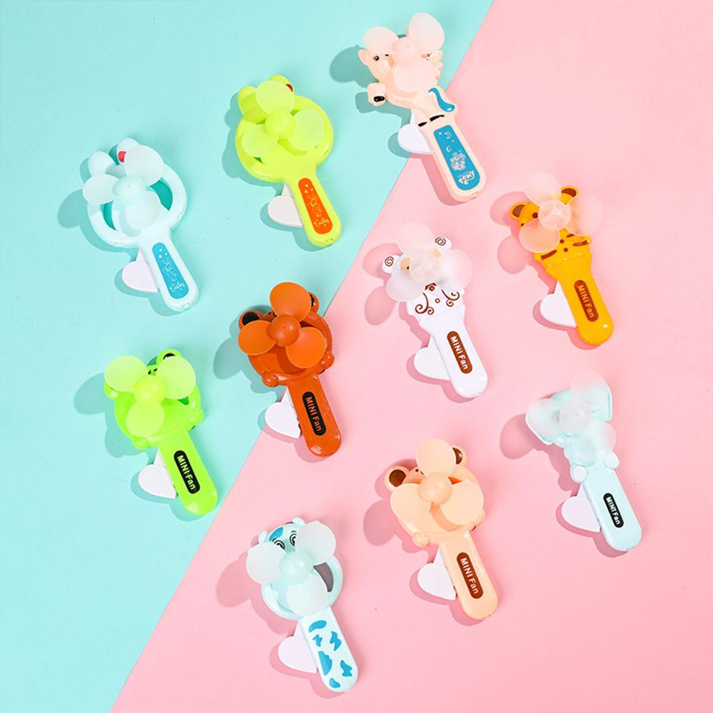 Quạt bóp tay hình thú dễ thương, Quạt cầm tay mini