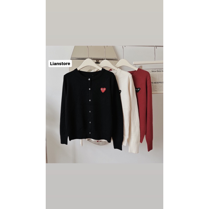 Áo Cardigan len tim Lianstore
