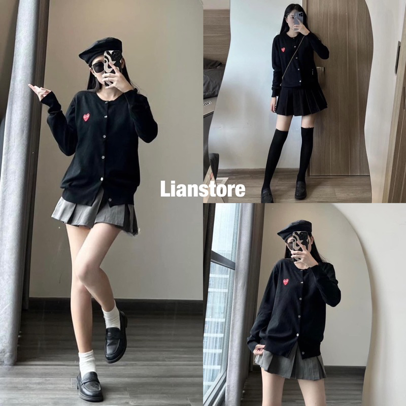 Áo Cardigan len tim Lianstore