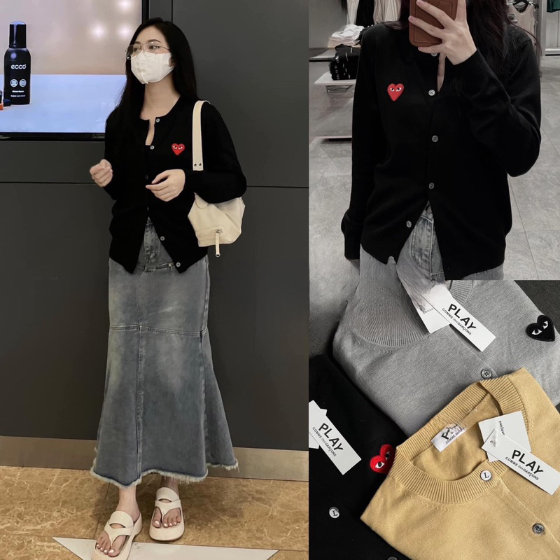 Áo Cardigan len tim Lianstore