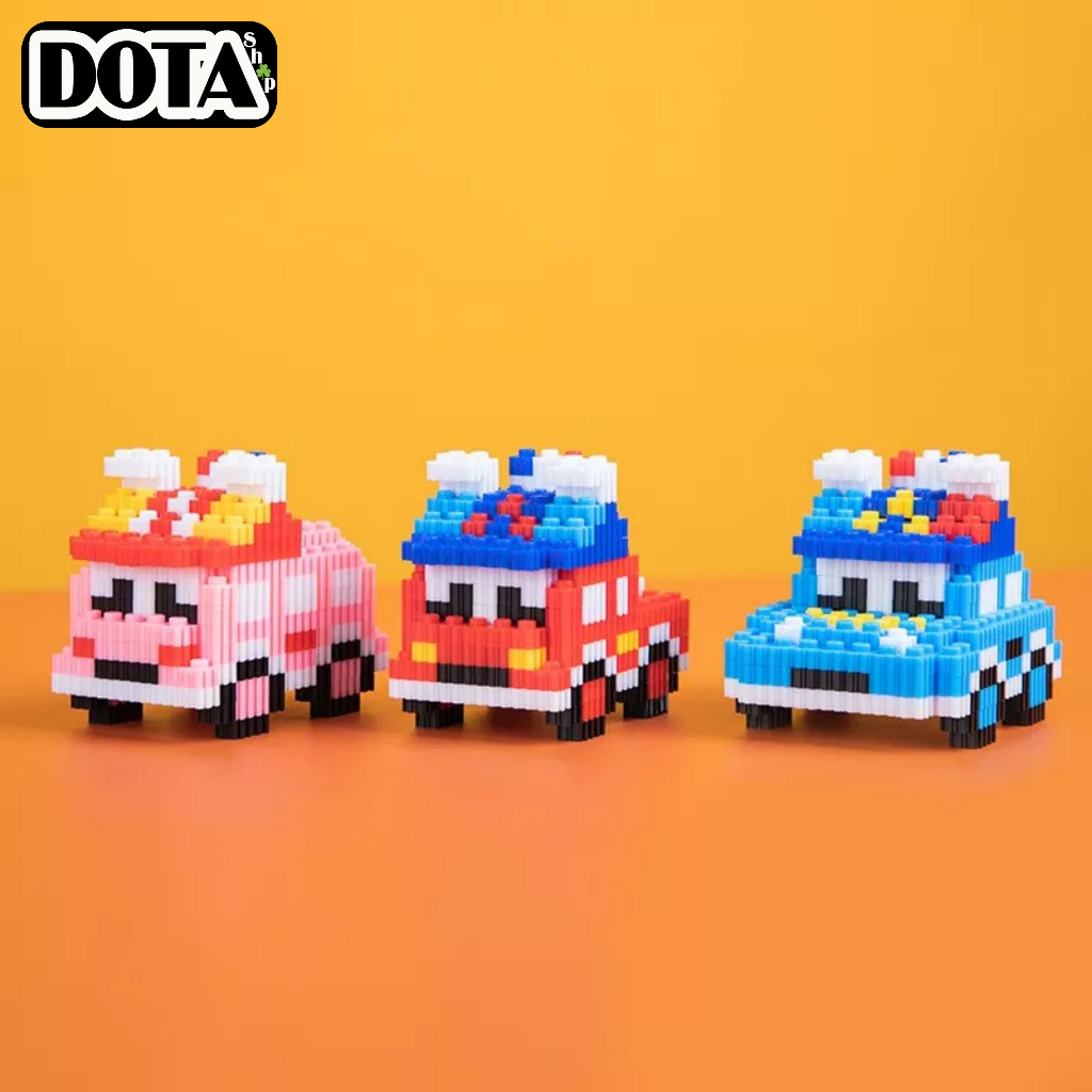 Mô Hình Lắp Ráp Trực Thăng & Các Loại Xe 3D Mini Dễ Thương Cho Bé, Đồ Chơi Các Phương Tiện Giao Thông