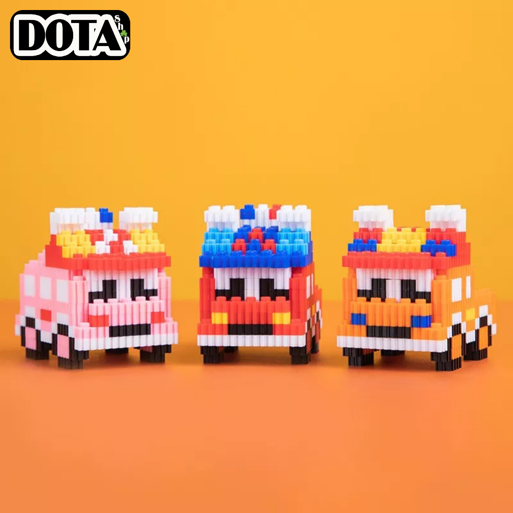 Mô Hình Lắp Ráp Trực Thăng & Các Loại Xe 3D Mini Dễ Thương Cho Bé, Đồ Chơi Các Phương Tiện Giao Thông