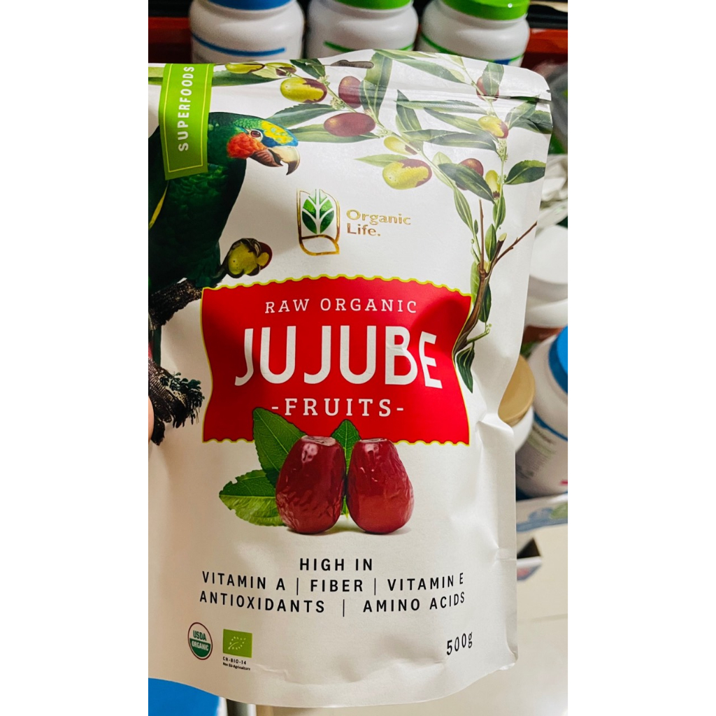 Hắc kỷ tử hoang dã  Organic Life Wild Black Goji Berries 200g.Táo đỏ JuJuBe 500g.