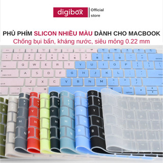 Phủ Phím Silicon Nhiều Màu – Chống Nước, Chống Bám Bụi – Phù Hợp Với Air, Pro M1, M2 13.3-16 Inch