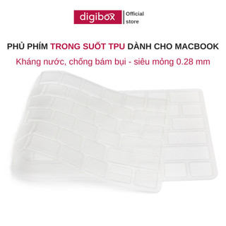 Phủ Bàn Phím Trong Suốt Cho MacBook Air, Pro M1, M2 – Chống Thấm Nước, Kháng Bụi, Bảo Vệ Toàn Diện