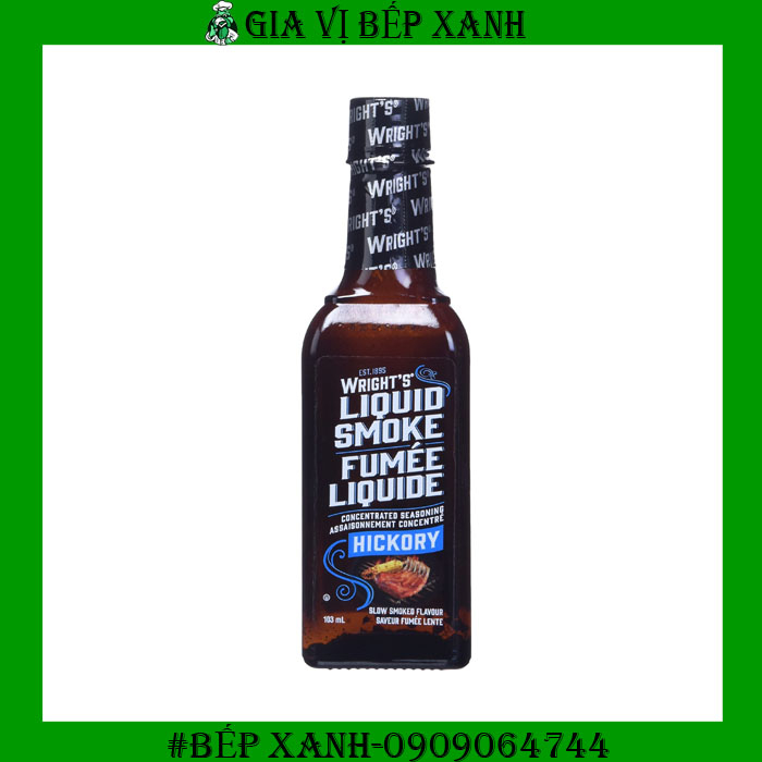 Nước xông khói / mùi khói tự nhiên hiệu Wrights Liquid Smoke - Hàng nhập Mỹ 103ml