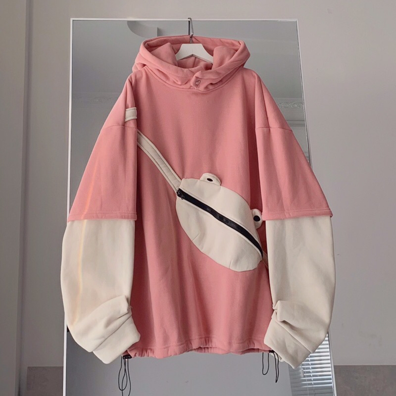 Áo hoodie nỉ túi ếch _HT.Store96