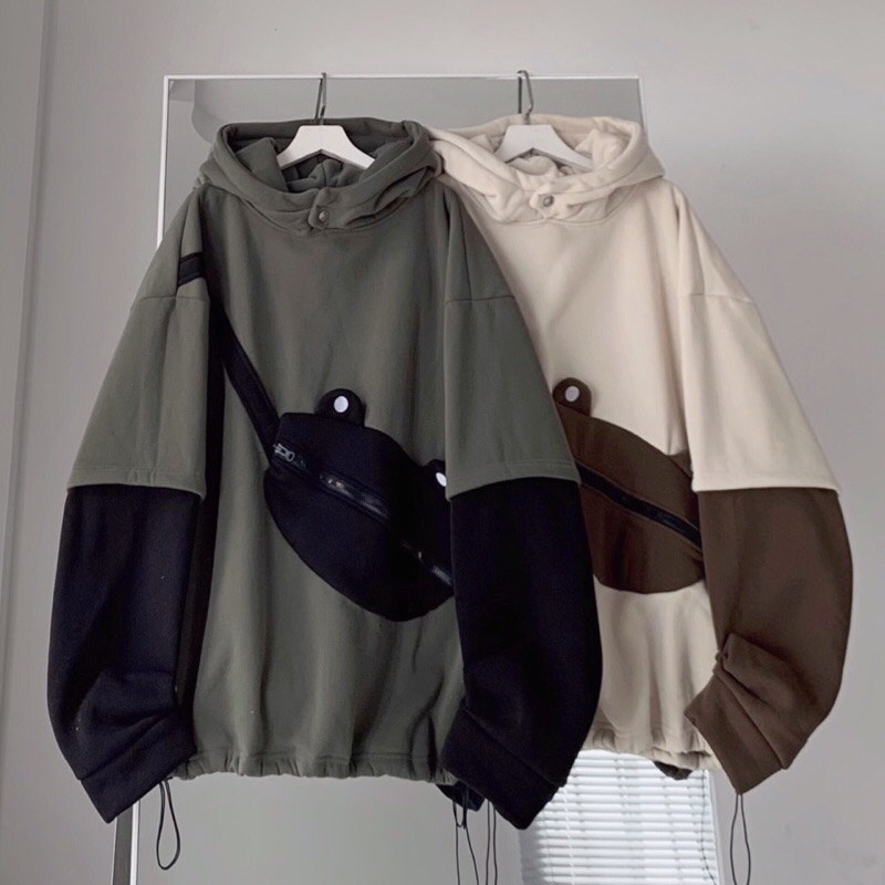 Áo hoodie nỉ túi ếch _HT.Store96