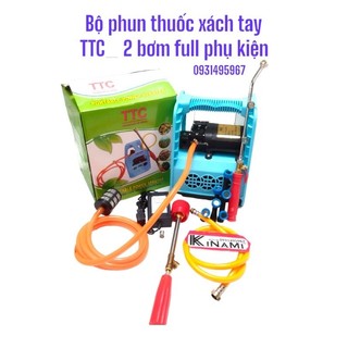 bộ phun thuốc trừ sâu xách tay 2 bơm .