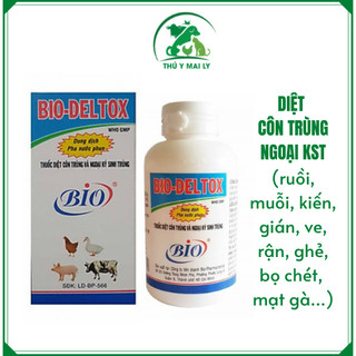 Bio - Deltox - Diệt côn trùng và ngoại ký sinh trùng - 60ml