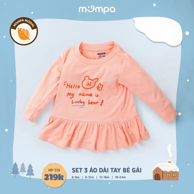 Sét áo váy cho bé chất petit mềm mát