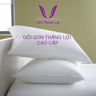 Ruột gối gòn thắng lợi kích thước 40x60,50x70,35x100cm, gối gòn ép hơi cao cấp