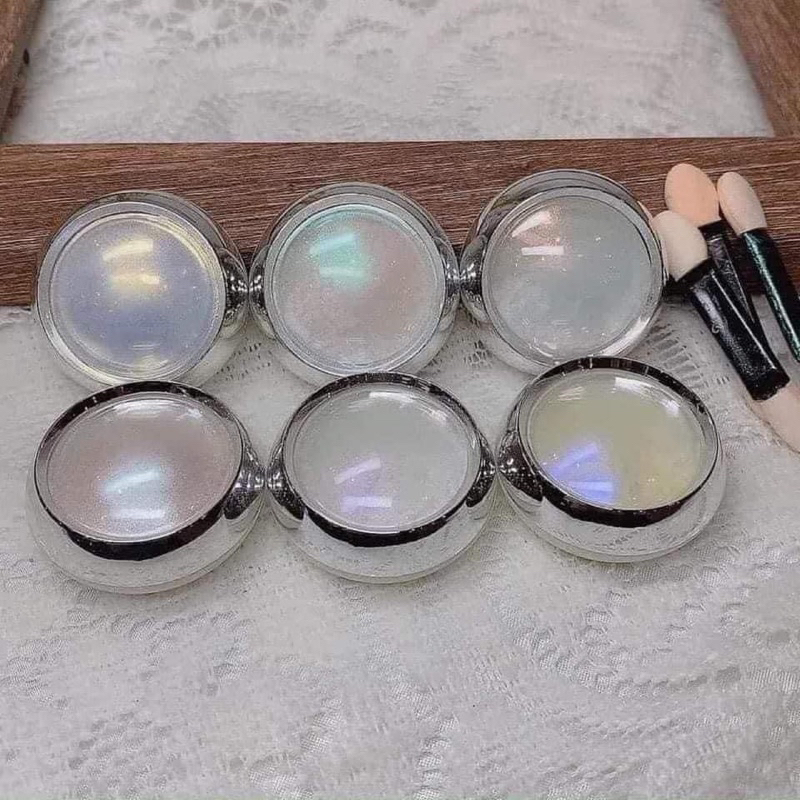 Set Tráng Gương Ngọc Trai 6 Màu Làm Nail