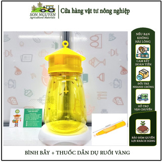 Bình bẫy ruồi vàng, thuốc dẫn dụ ruồi vàng