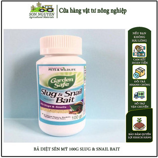 Bả diệt ốc sên, sên nhớt Mỹ Slug & Snail Bait Garden Safe dạng hạt an toàn, hiệu quả