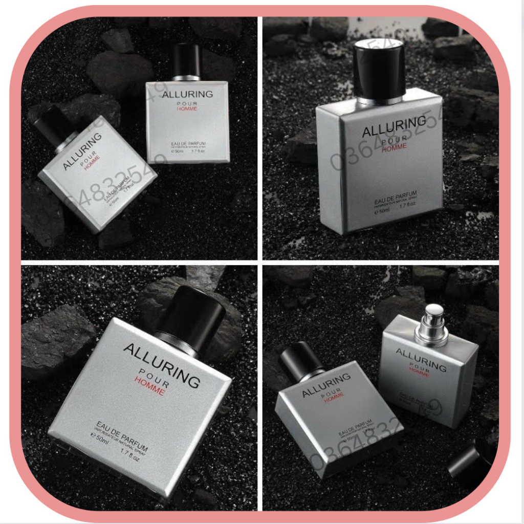 Nươc Hoa, Nước Hoa Nam, Xịt Thơm Alluring 50ml Nam Tính, Gợi Cảm, Cuốn Hút