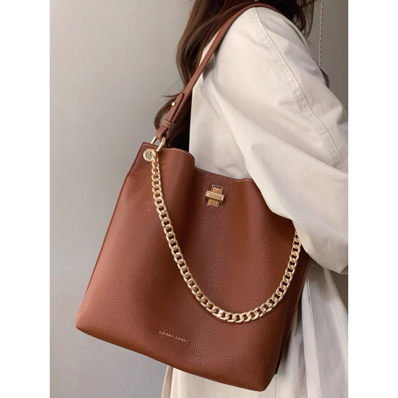 Túi xách miocra koly chính hãng sẵn nâu