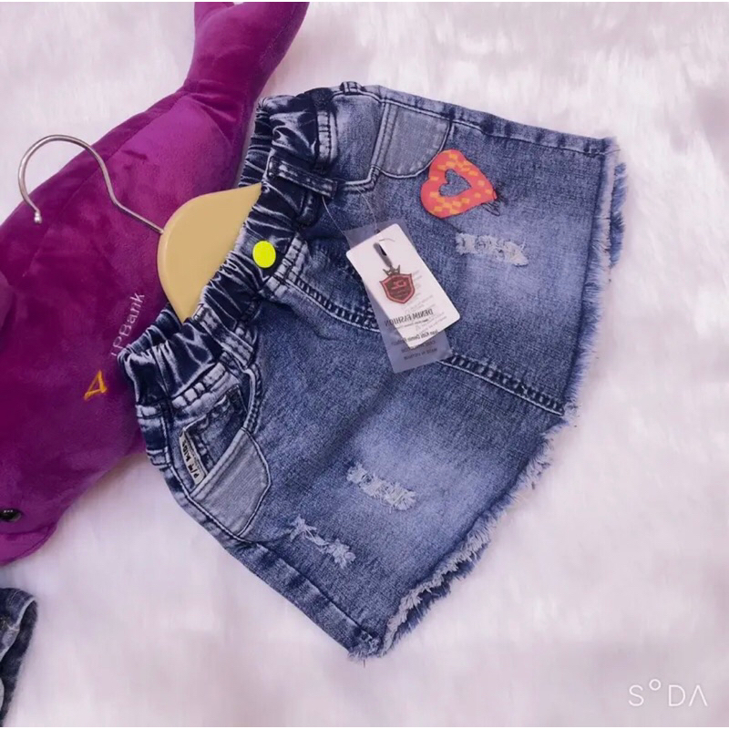 Chân váy jean bé gái , quần Đùi jean giả váy bé gái Có quần lót trong 10-30kg