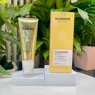 [CHÍNH HÃNG] SỮA RỬA MẶT SICA WHITE, SỮA RỬA MẶT RONG NHO DEEP CLEANSER GIÚP DA SẠCH SÂU NGỪA MỤN