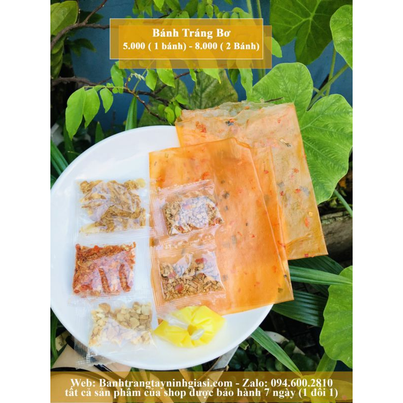 Bánh Tráng Bơ  dẻo tôm Tây Ninh 0978878533