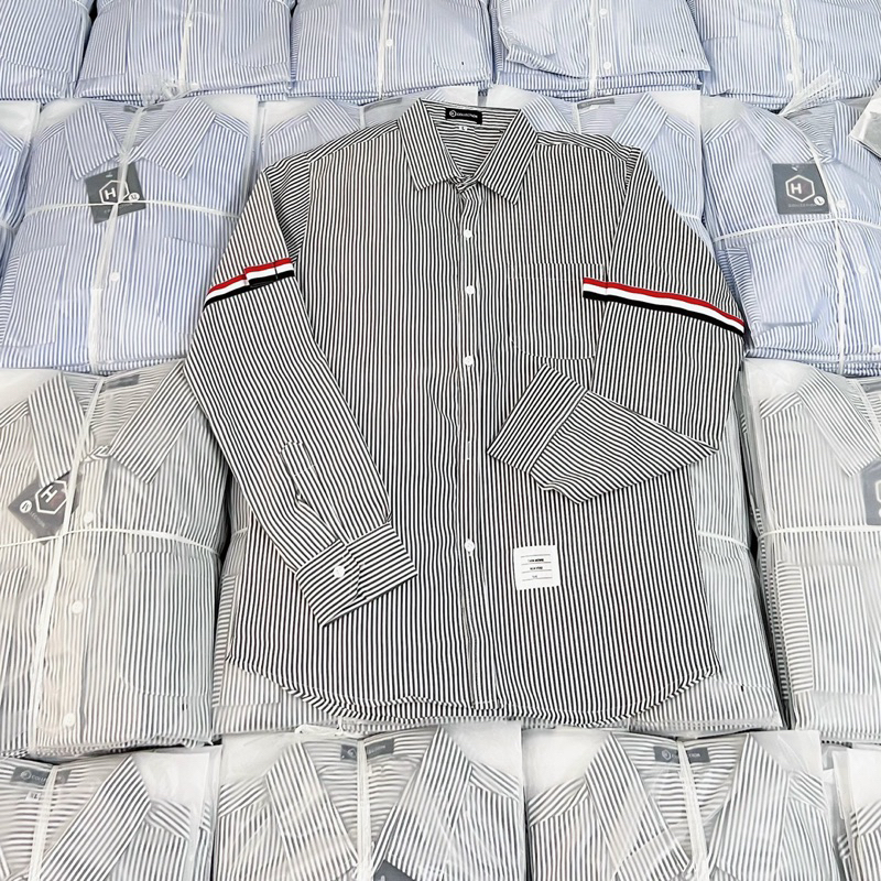 Áo Sơ Mi Nam Tay Dài SỌC NHÍ DỌC SMTD