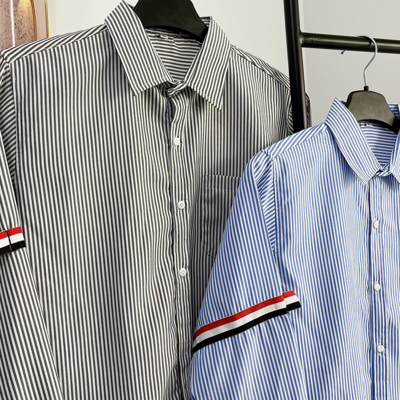Áo Sơ Mi Nam Tay Dài SỌC NHÍ DỌC SMTD