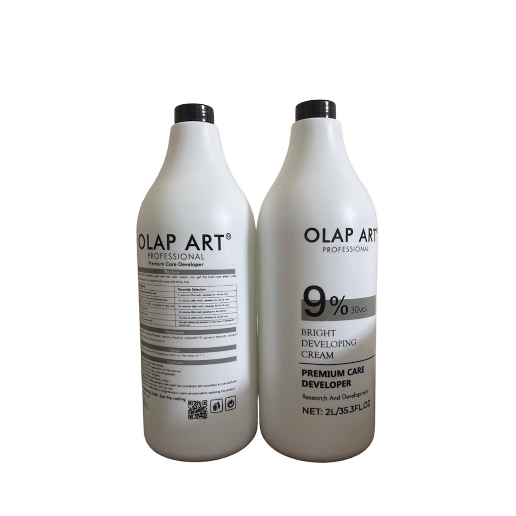 Olap _ Dung dịch Oxy Trợ Nhuộm OLAP COLAGEN 2000ml Siêu Tiết Kiệm Cho Salon - Đặc Thơm Không Xót