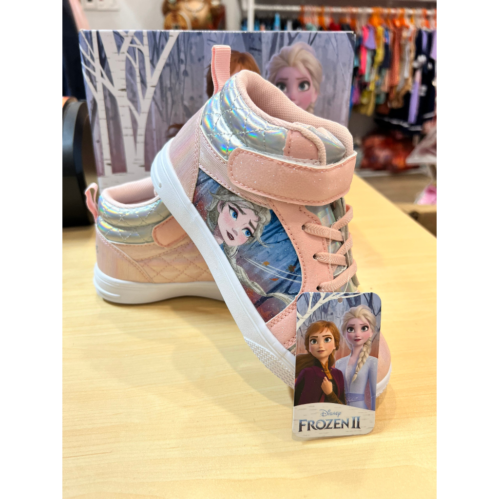 Giày sneaker Elsa bé gái siêu nhẹ xuất dư size 30-32 fullbox mới toanh.