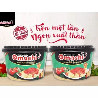 1 tô mì omachi trộn xốt spaghetti tô 105g