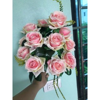 CỤM HỒNG 9 BÔNG _ size 7cm