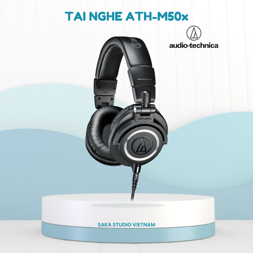 Tai nghe kiểm âm cho phòng thu Audio-Technica ATH-M50x